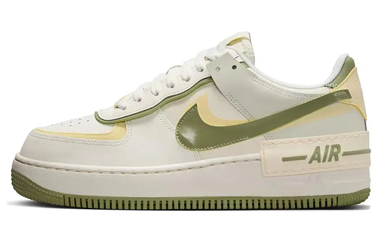

Женские кроссовки для скейтбординга Nike Air Force 1, White/Green
