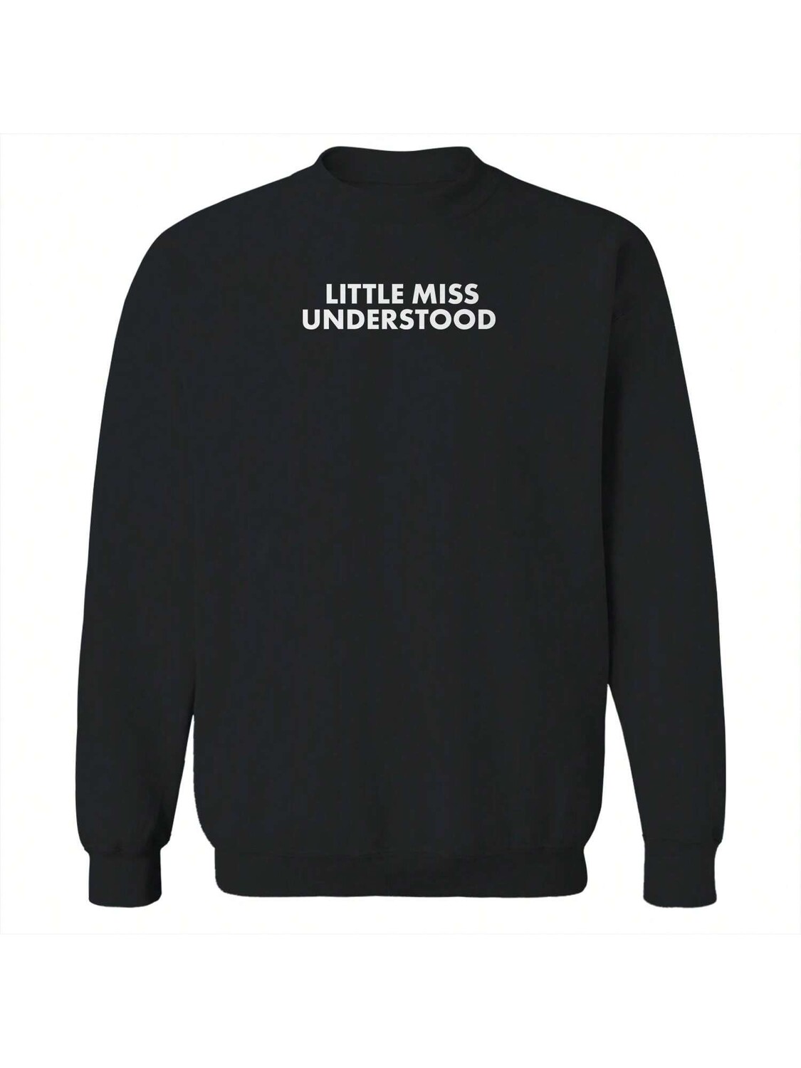 

Пуловер хлопковый Pop Creature Misunderstood с рисунком, белый / черный