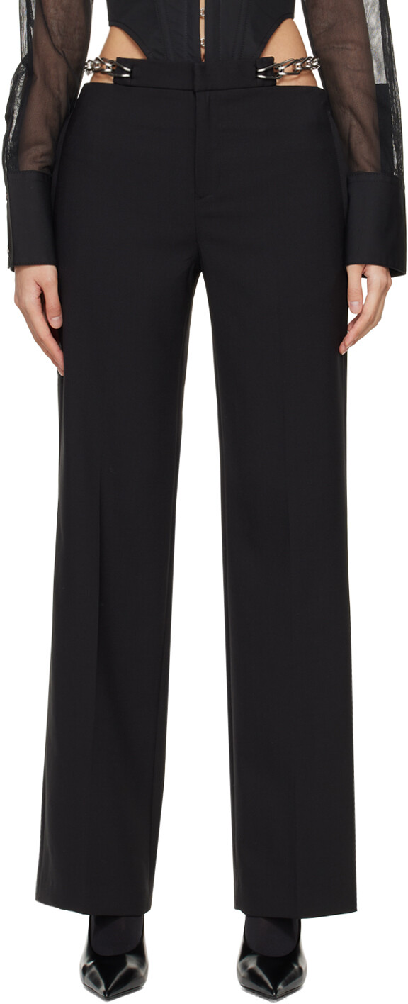 

Черные брюки из звеньев цепочки Dion Lee
