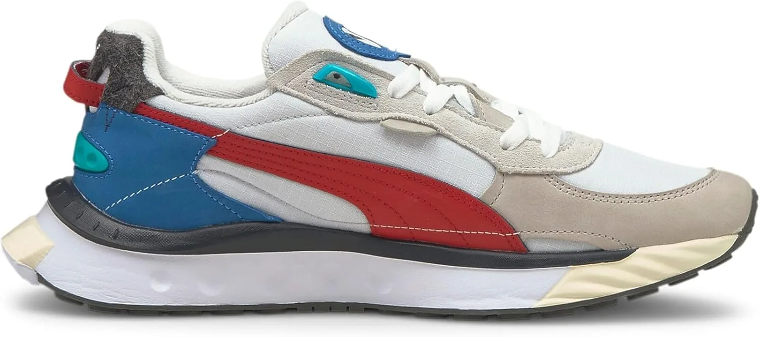 Кроссовки PUMA Wild Rider Layers White Gray F03, белый — фото 4