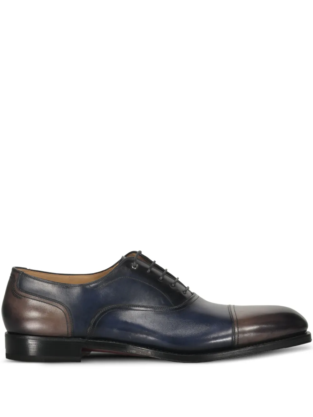 

Туфли с кожаными вставками Ferragamo, черный