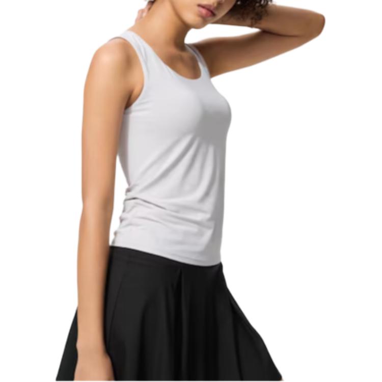 

Топ-майка женская светло-серая UNIQLO, светло-серый