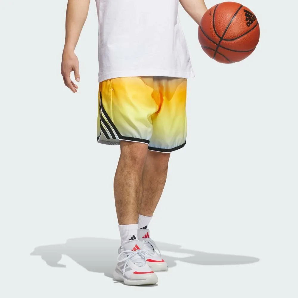 Шорты Adidas Crazy Light AOP, цвет Yellow — фото 2