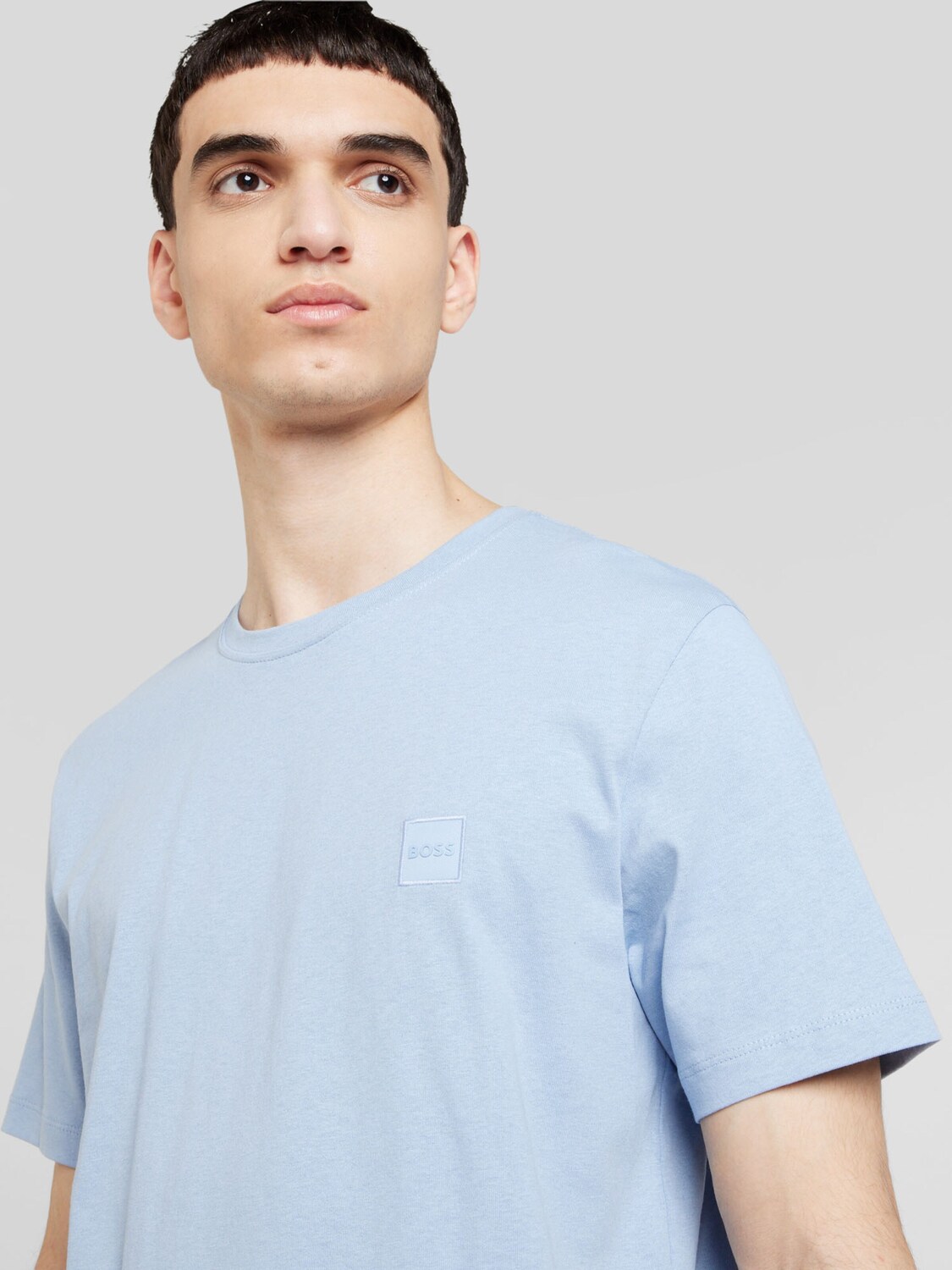 BOSS Футболка 'Tales' в цвете Dusty Blue — фото 2