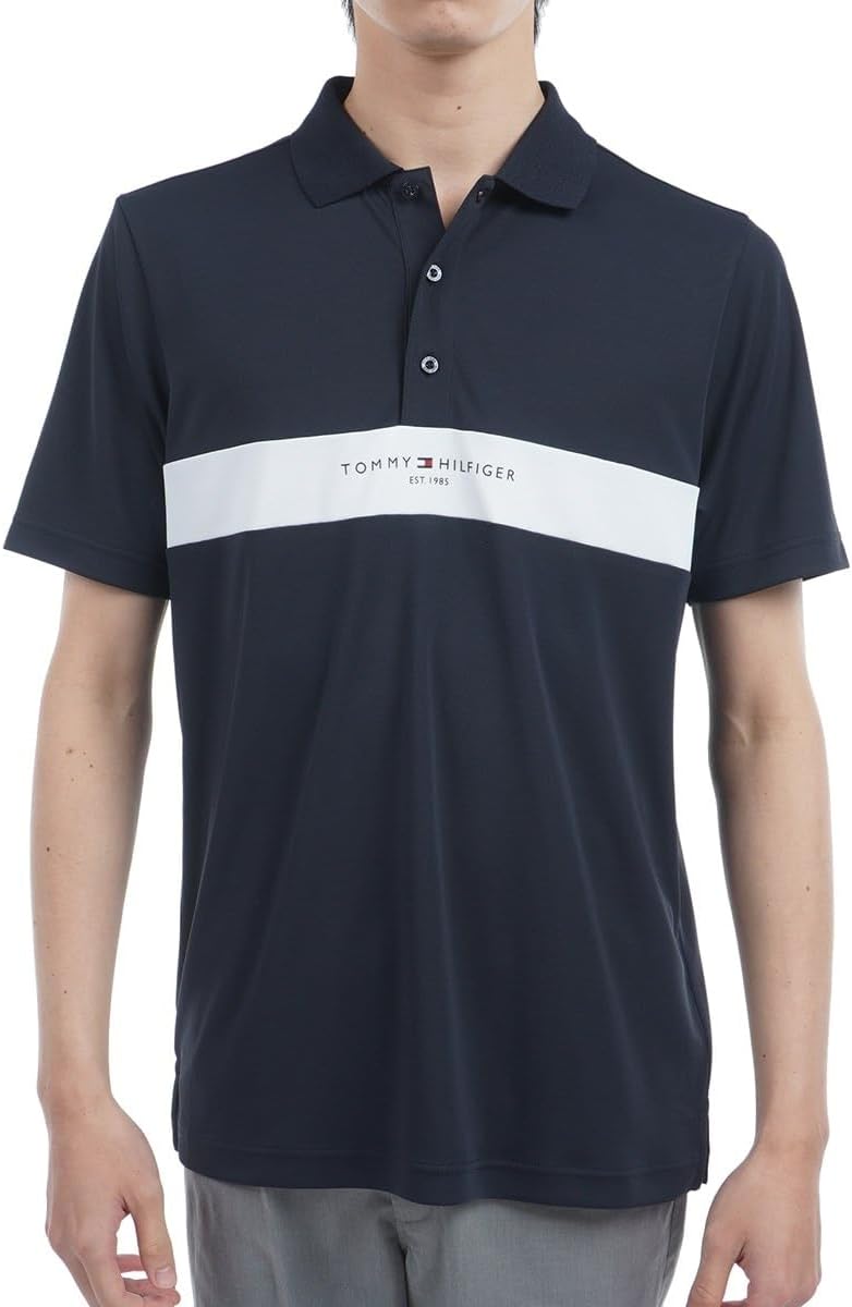 

Мужская поло-рубашка Tommy Hilfiger Golf Classic THMA514 Essential с коротким рукавом, темно-синий