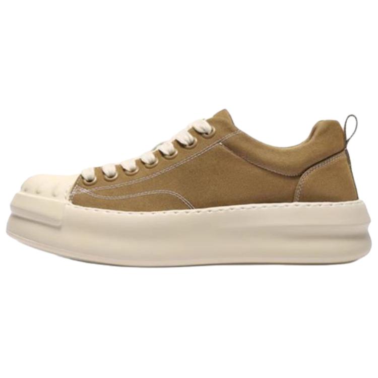 

BELLE Мужские низкие скейтерские кеды бежевые, цвет Beige