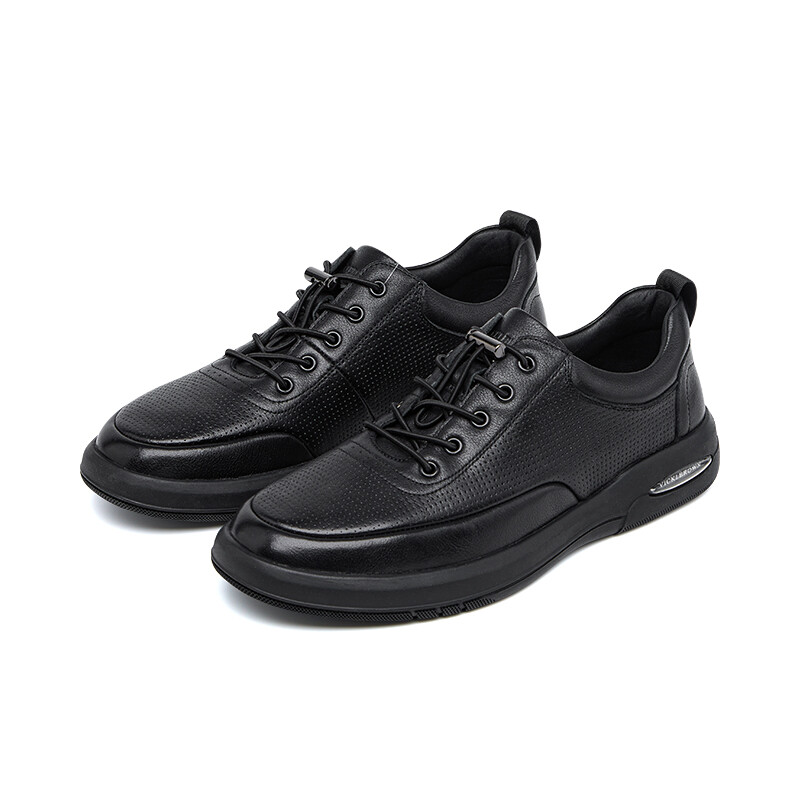 Кроссовки мужские Lifestyle Shoes Men Low-Top Black Vicki Brown — фото 2