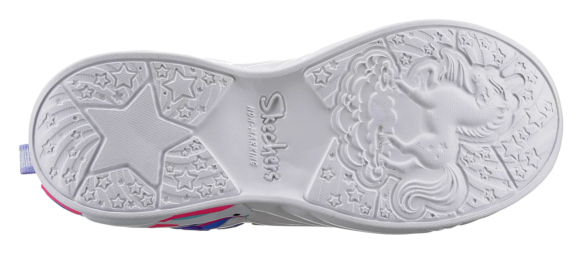 Детские кроссовки Skechers "UNICORN DREAMS-", с мягкой стелькой, повседневная обувь, полуботинки, туфли на шнуровке Skechers Kids, цвет Blau-Kombiniert — фото 3