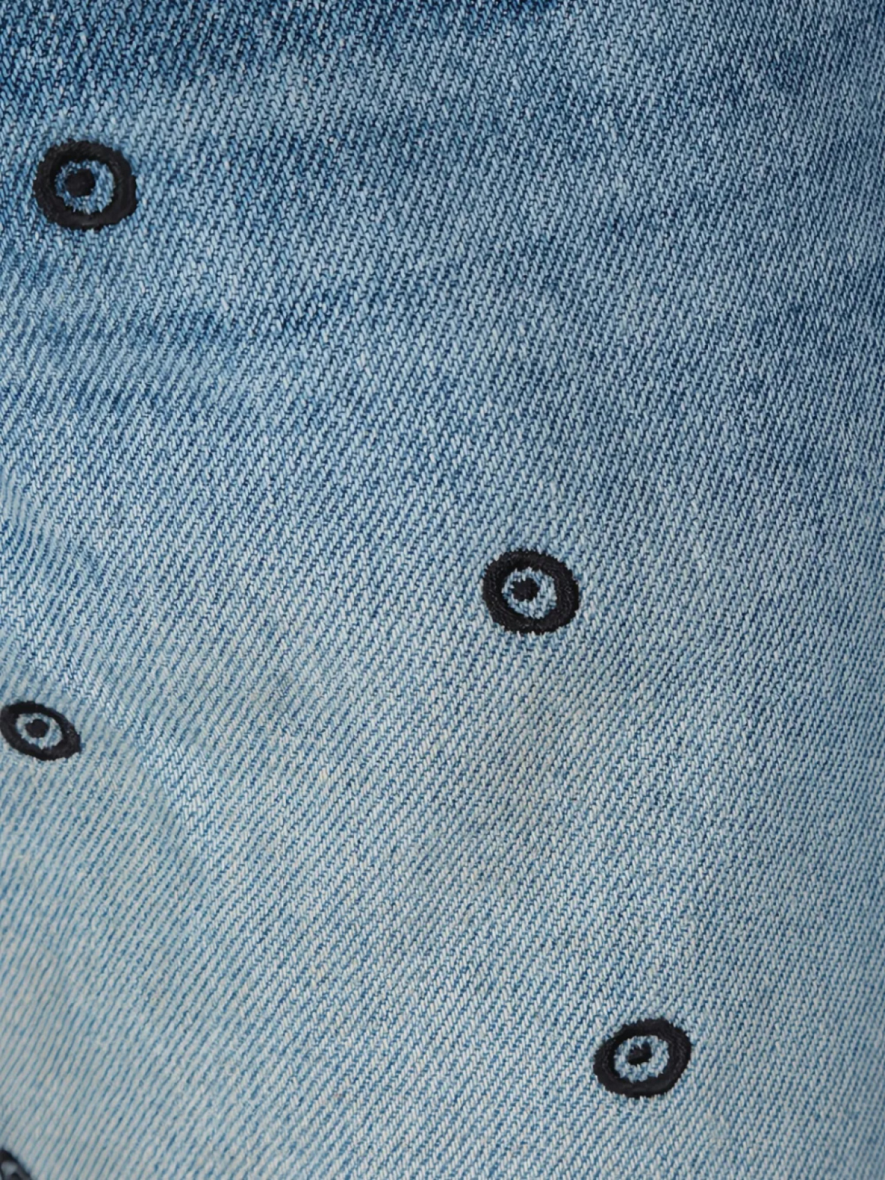 Джинсы Levi's из хлопка с вышивкой, синий — фото 3