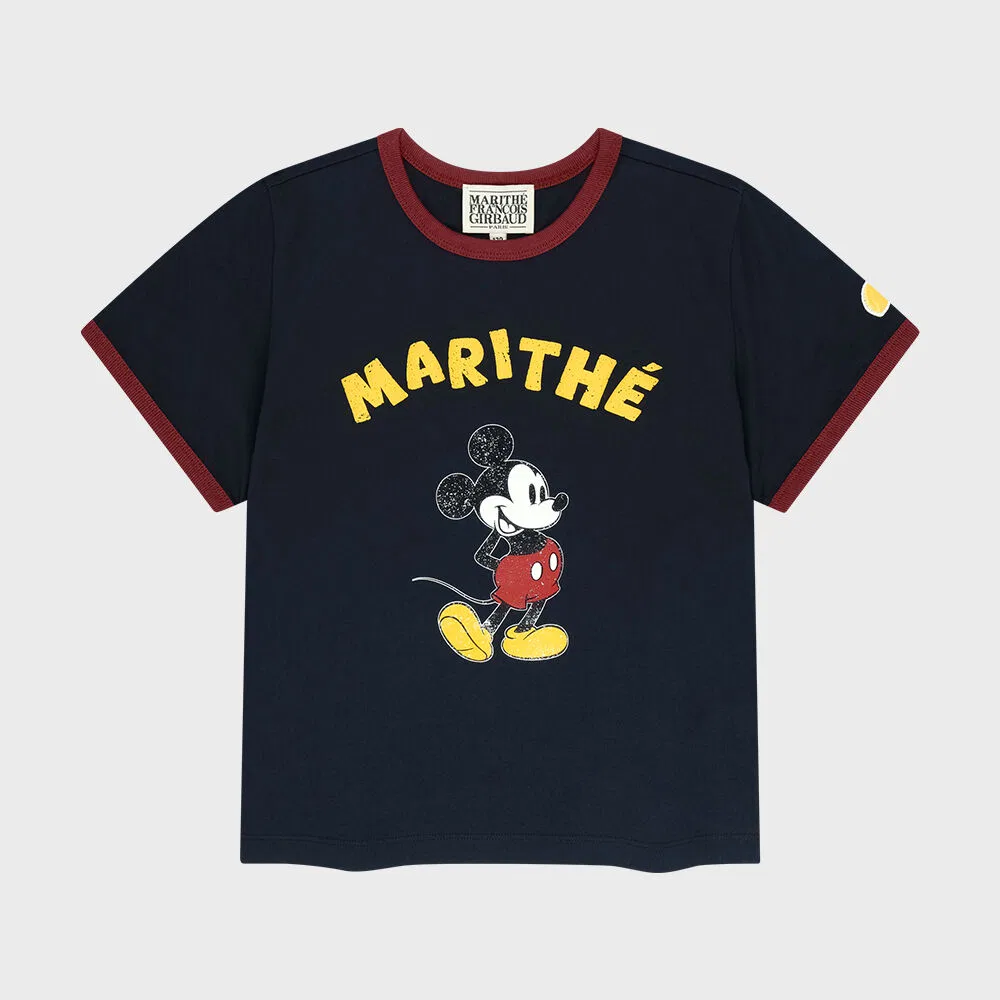 Детская футболка Disney Mickey от Marithé Kids, тёмно-синяя — фото 2