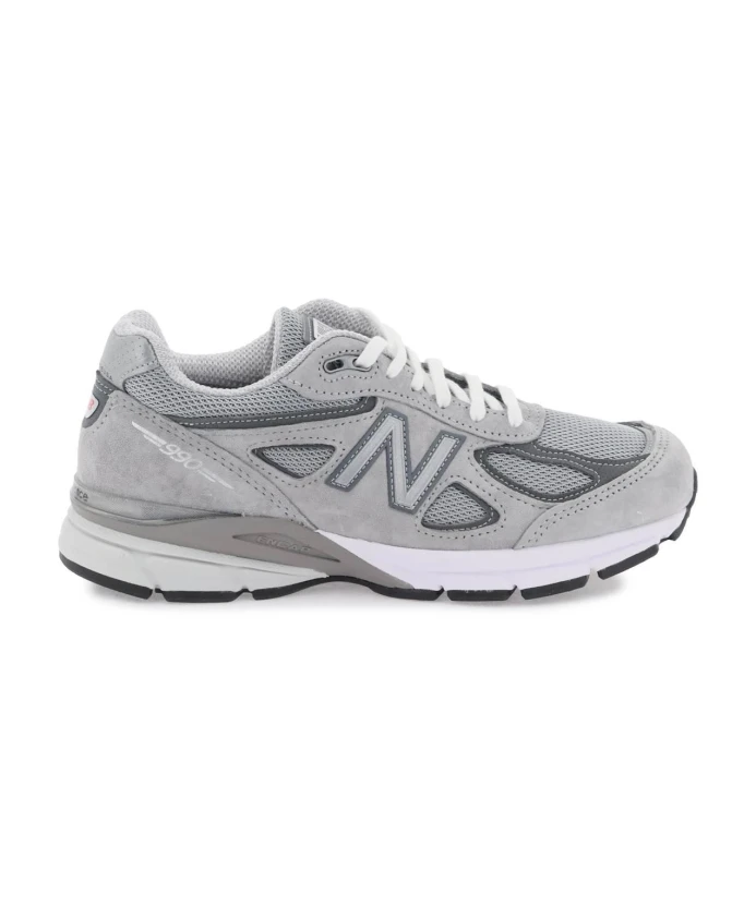

Кроссовки USA 990v4 с замшей и сеткой New Balance, серый