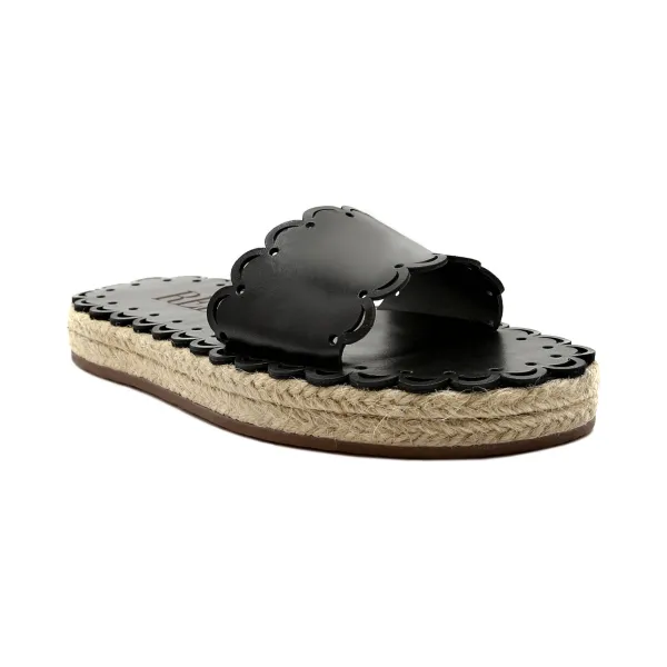 

Кожаные тапочки Red Valentino, черный