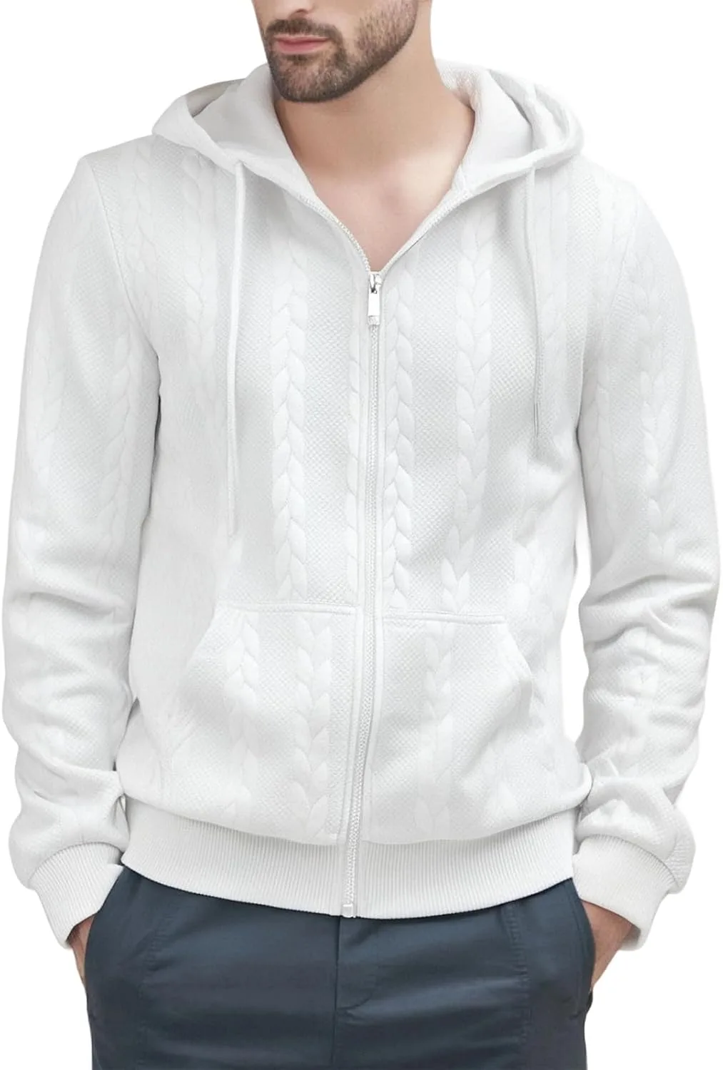 

Мужская толстовка с капюшоном на молнии