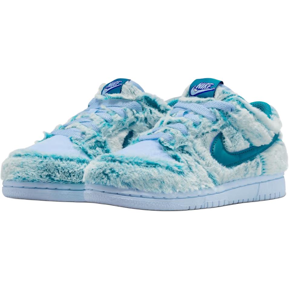 Nike Кроссовки Dunk Thermal Low top Kids' Skateboarding Shoes Blue Teenagers — фото 4