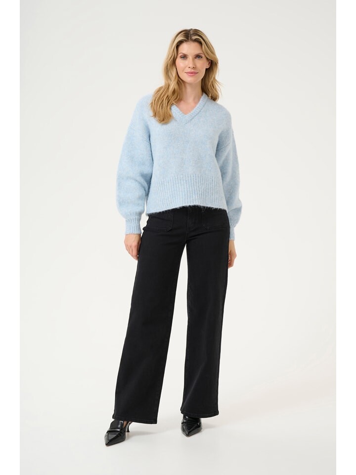 

Пуловер Kaffe, голубой