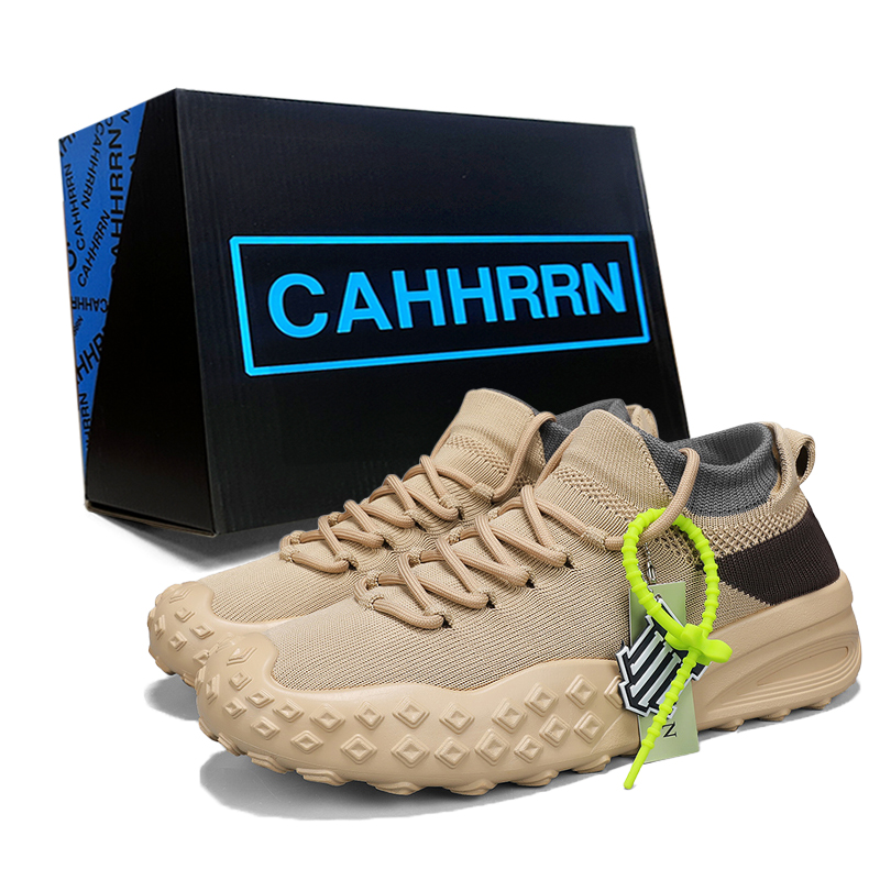 

CAHHRRN Скользоустойчивые мужские кэжуал кеды низкие хаки, цвет Khaki
