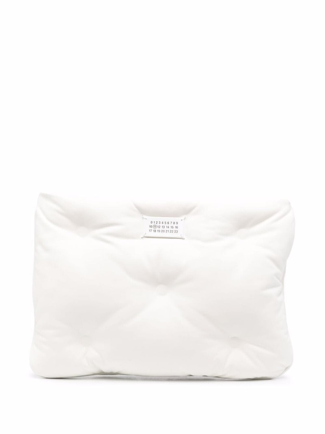 

Клатч Maison Margiela Glam Slam с нашивкой-логотипом, белый