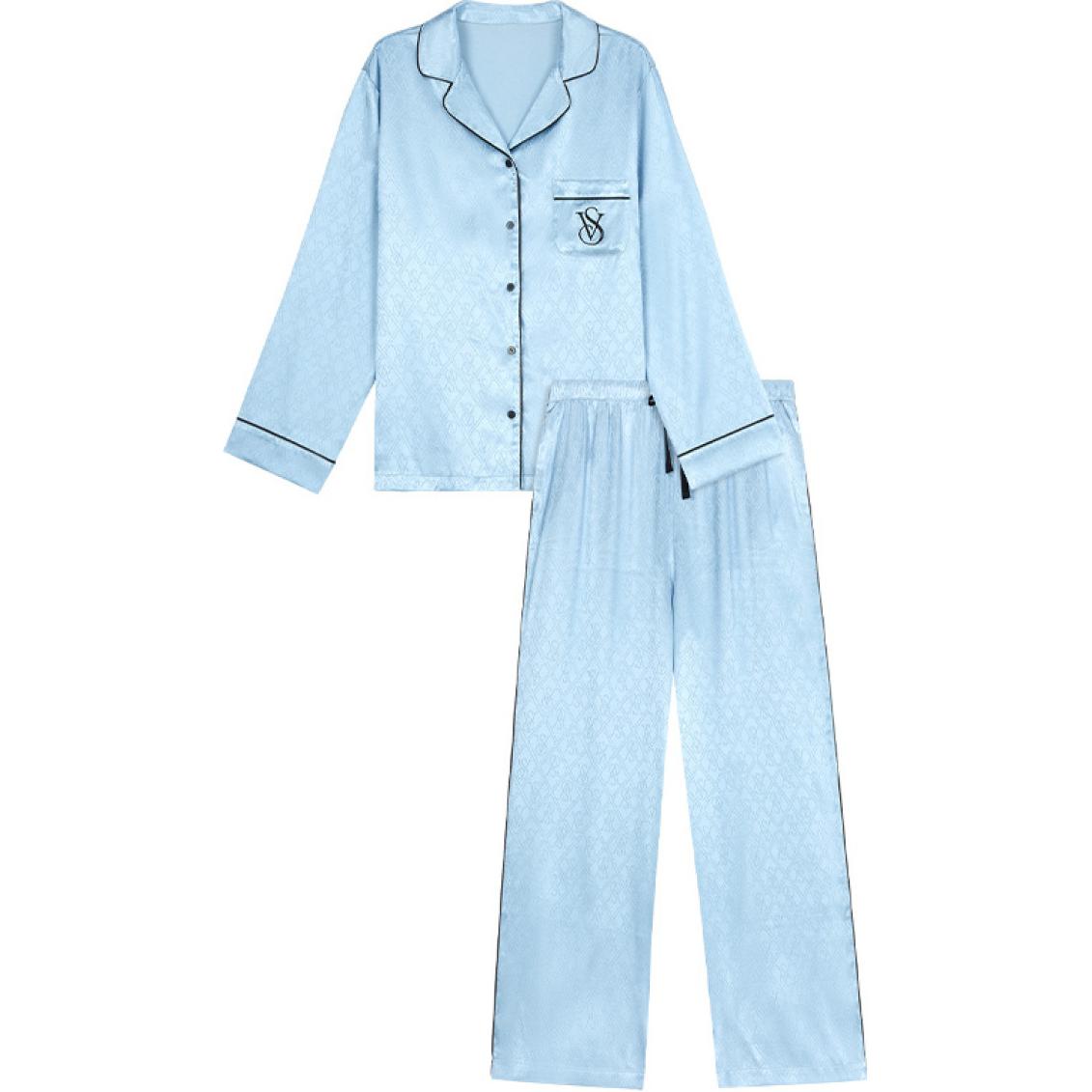 

Victoria's Secret Pink The Mix пижамный комплект Women's Sky Blue