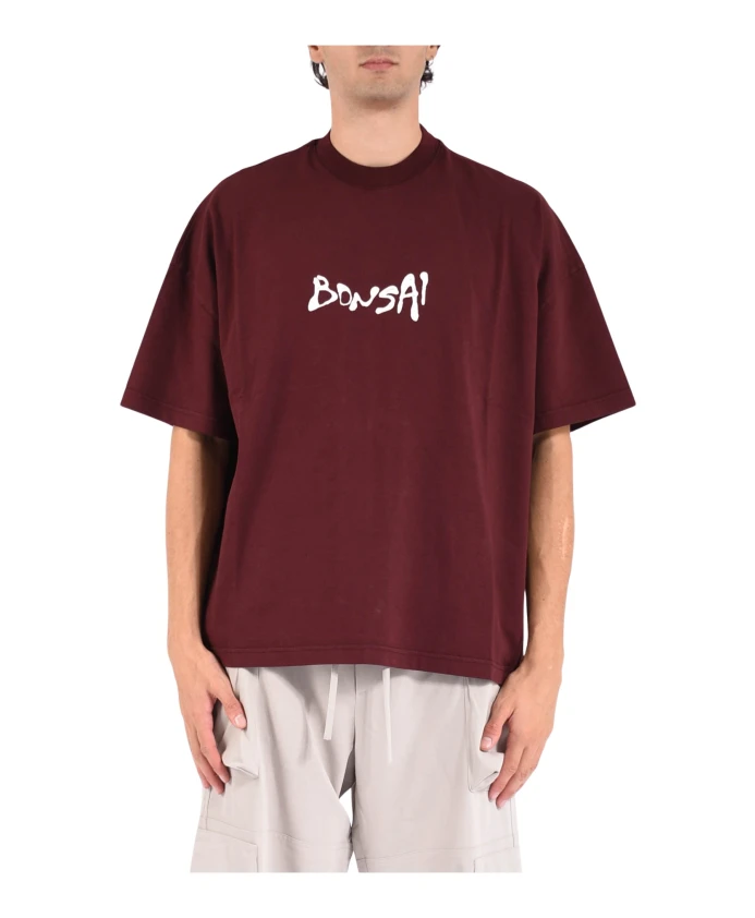 

Хлопковая футболка с графическим логотипом Bonsai, красный
