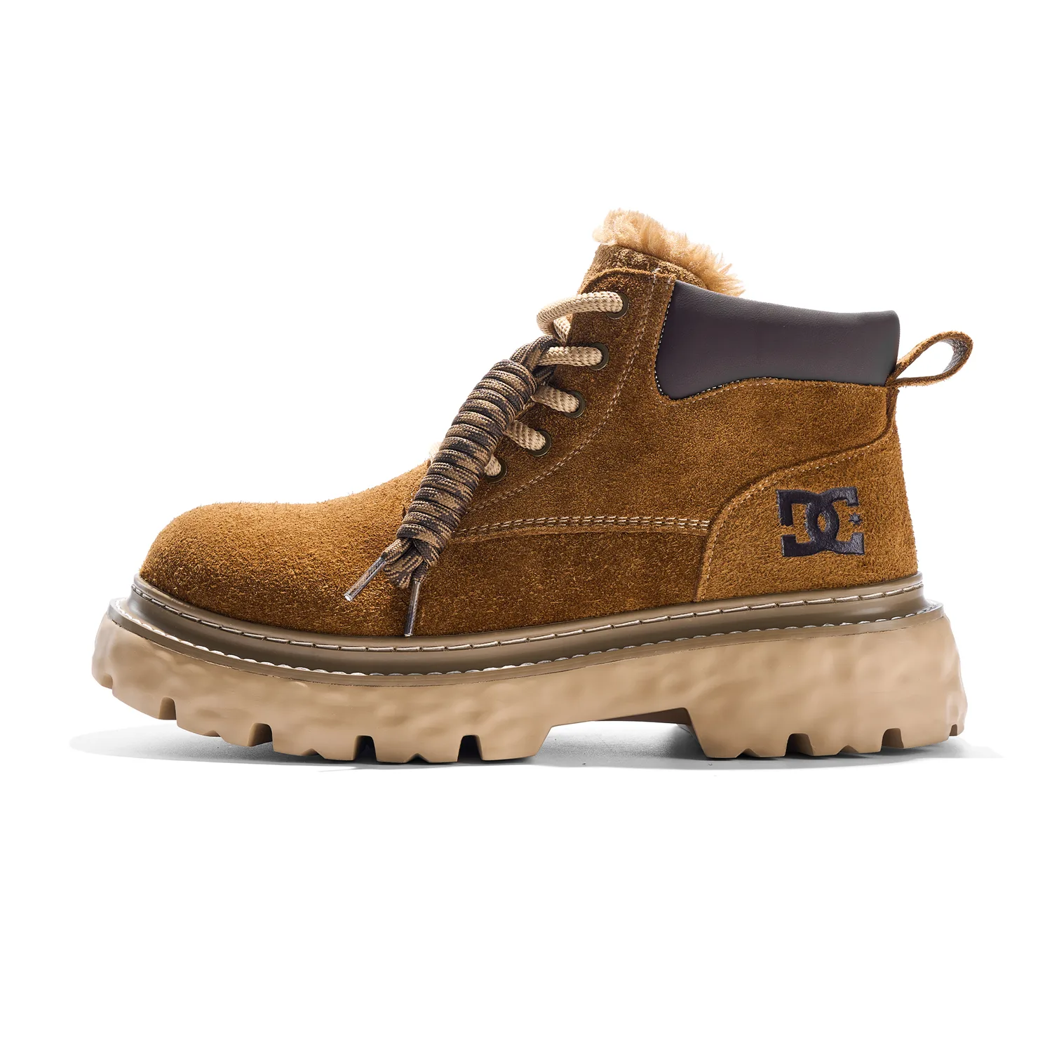 Ботинки тактические мужские NIMBRO L EDGE DCSHOES, Maillard Style Brown Fleece-Lined[Standard, True to Size]