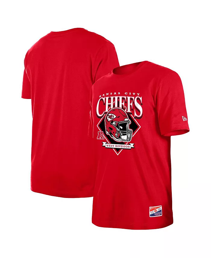 

Мужская футболка с логотипом команды Kansas City Chiefs, красная New Era