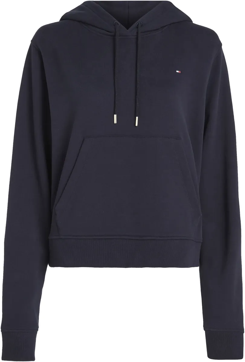 

Толстовка Tommy Hilfiger Curve с капюшоном "CRV 1985 MDRN REG P/TERRY HOODIE", PLUS SIZE CURVE, с карманом-кенгуру, синий