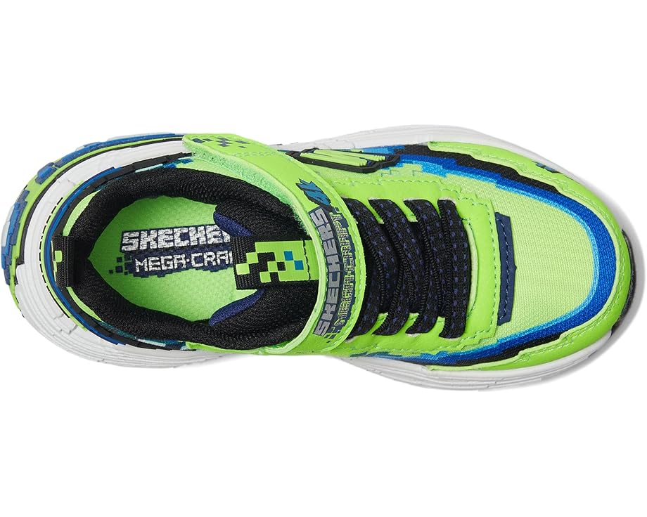 Кроссовки SKECHERS KIDS Mega-Craft 4K 402160L, цвет Lime/Black — фото 2