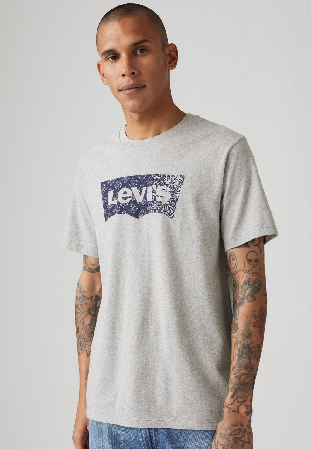 

Футболка с принтом CLASSIC GRAPHIC TEE Levi's, пятнистый серый