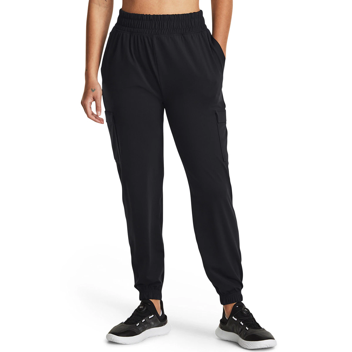 

Женские брюки Meridian Cargo Jogger Under Armour, чёрный