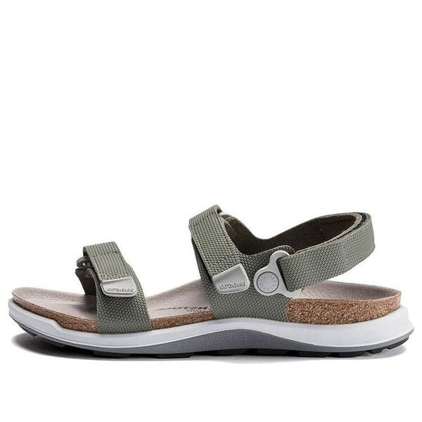 Сандалии kalahari birko-flor narrow fit 'futura khaki' Birkenstock, зеленый