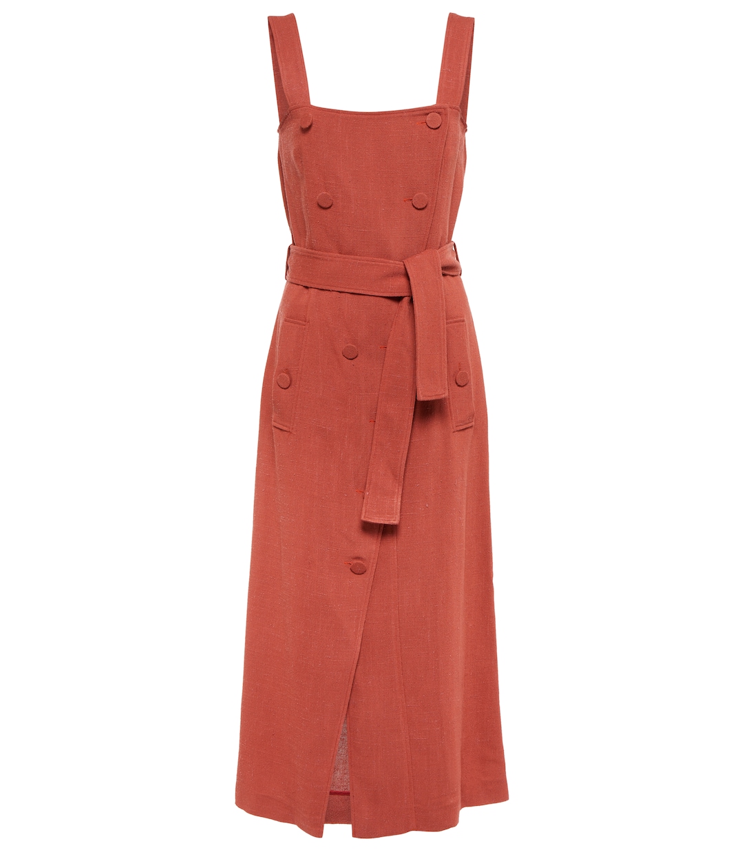 

Платье миди Audrey с эффектом льна Altuzarra, Roselle