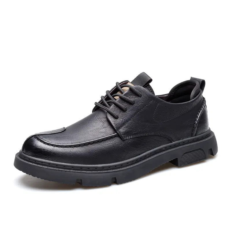 Мужские туфли EGCHI Men's Casual Shoes Men Mid-Top — фото 2