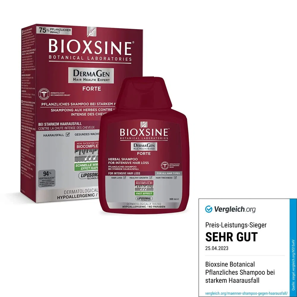 Шампунь «Forte» для интенсивного выпадения волос от BIOXSINE BOTANICAL LABORATORIES Bioxsine — фото 2