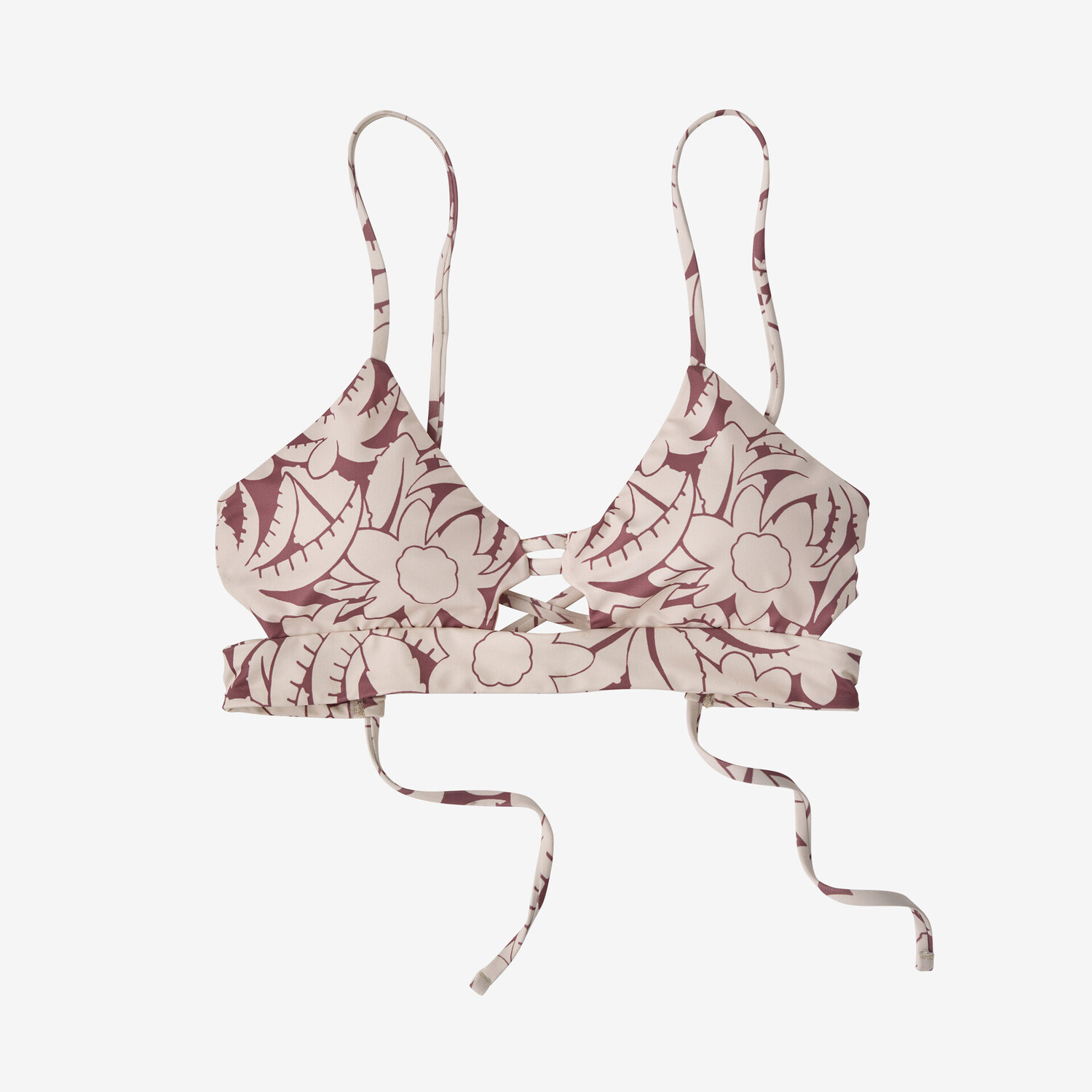 

Женский топ бикини Focal Point Patagonia, цвет Abundance: Evening Mauve