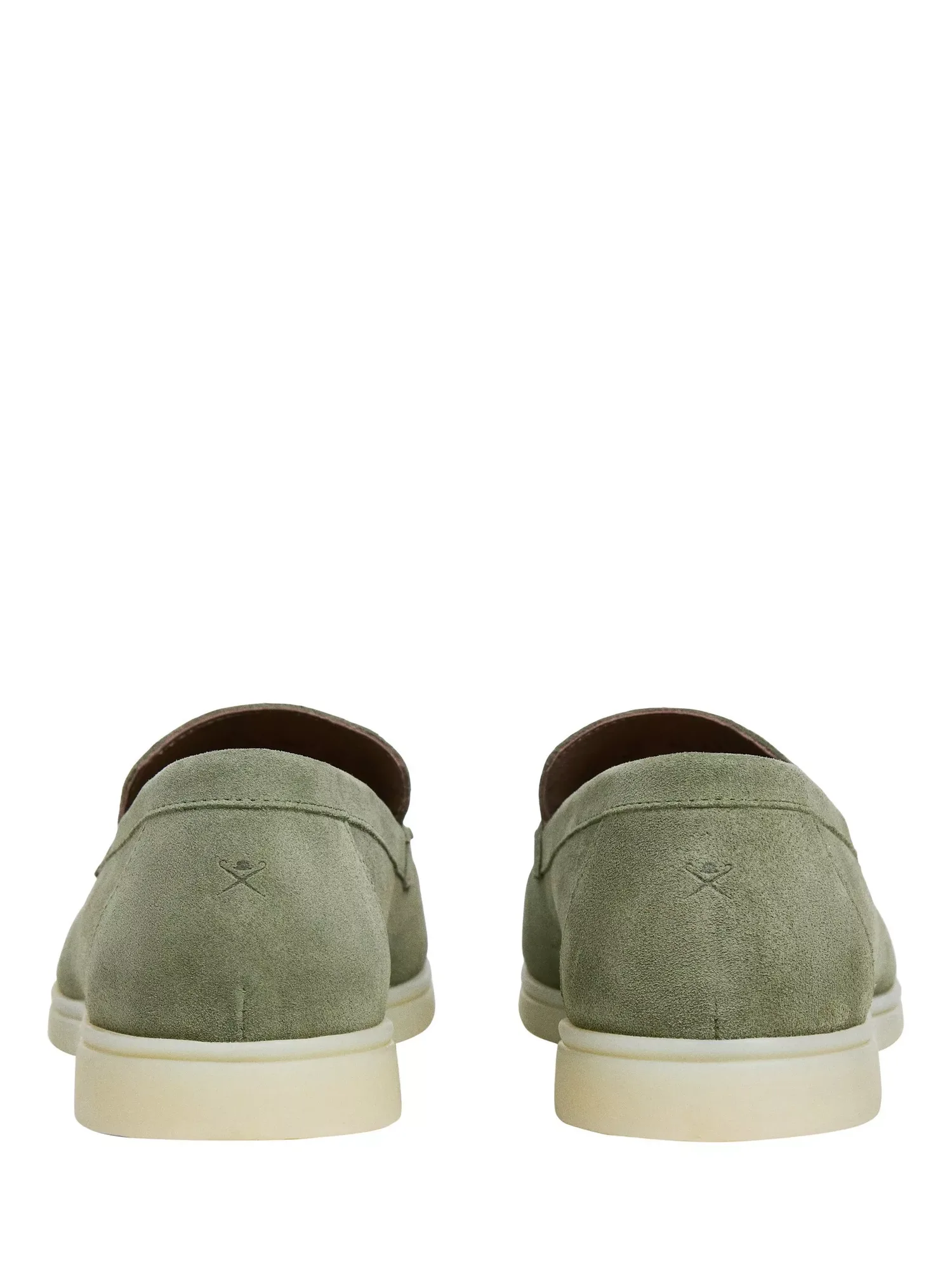 Лоферы Martin из гладкой замши Hackett London, Sage Green — фото 4