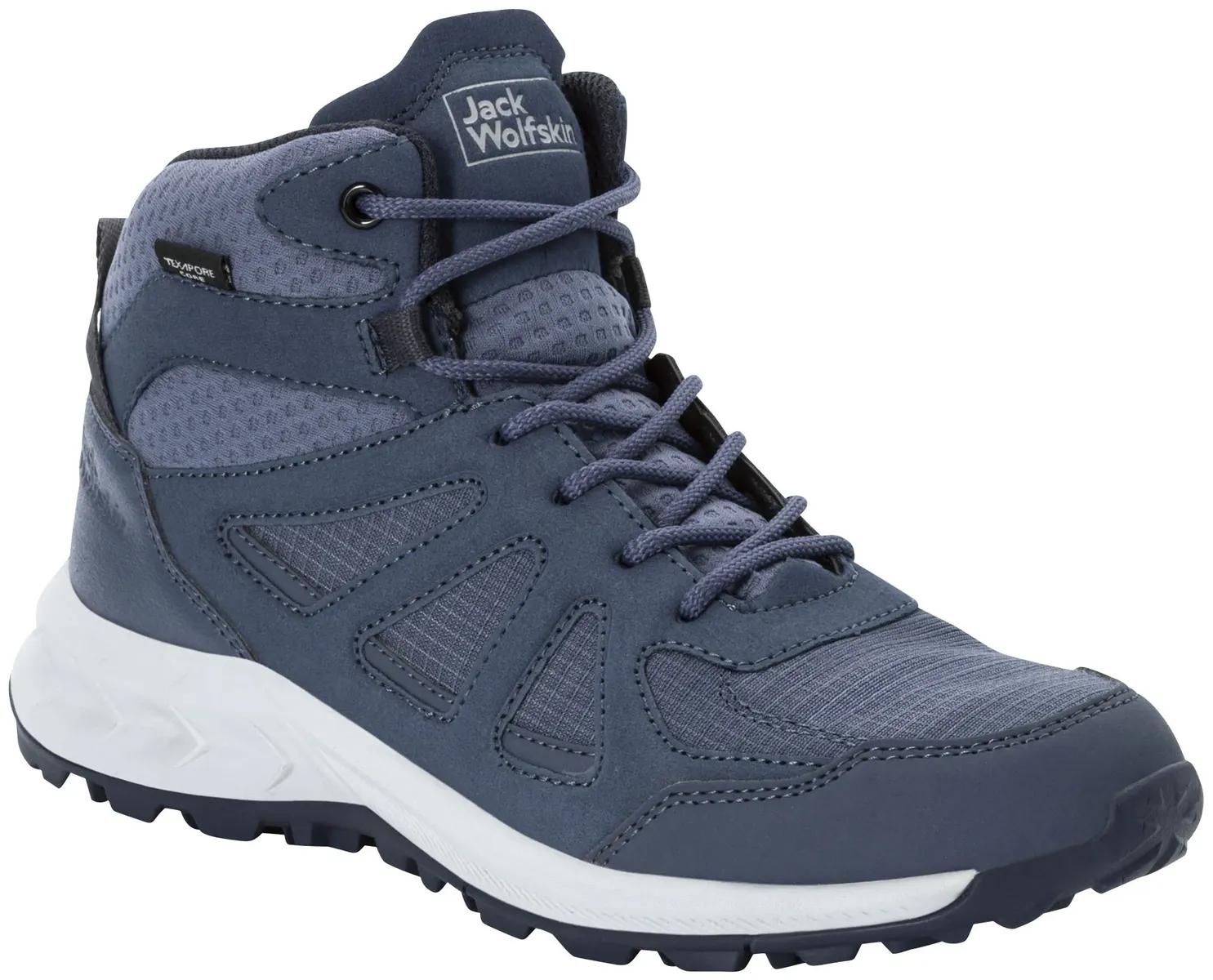 

Кроссовки Jack Wolfskin "WOODLAND 2 TEXAPORE MID W", водонепроницаемые, синий