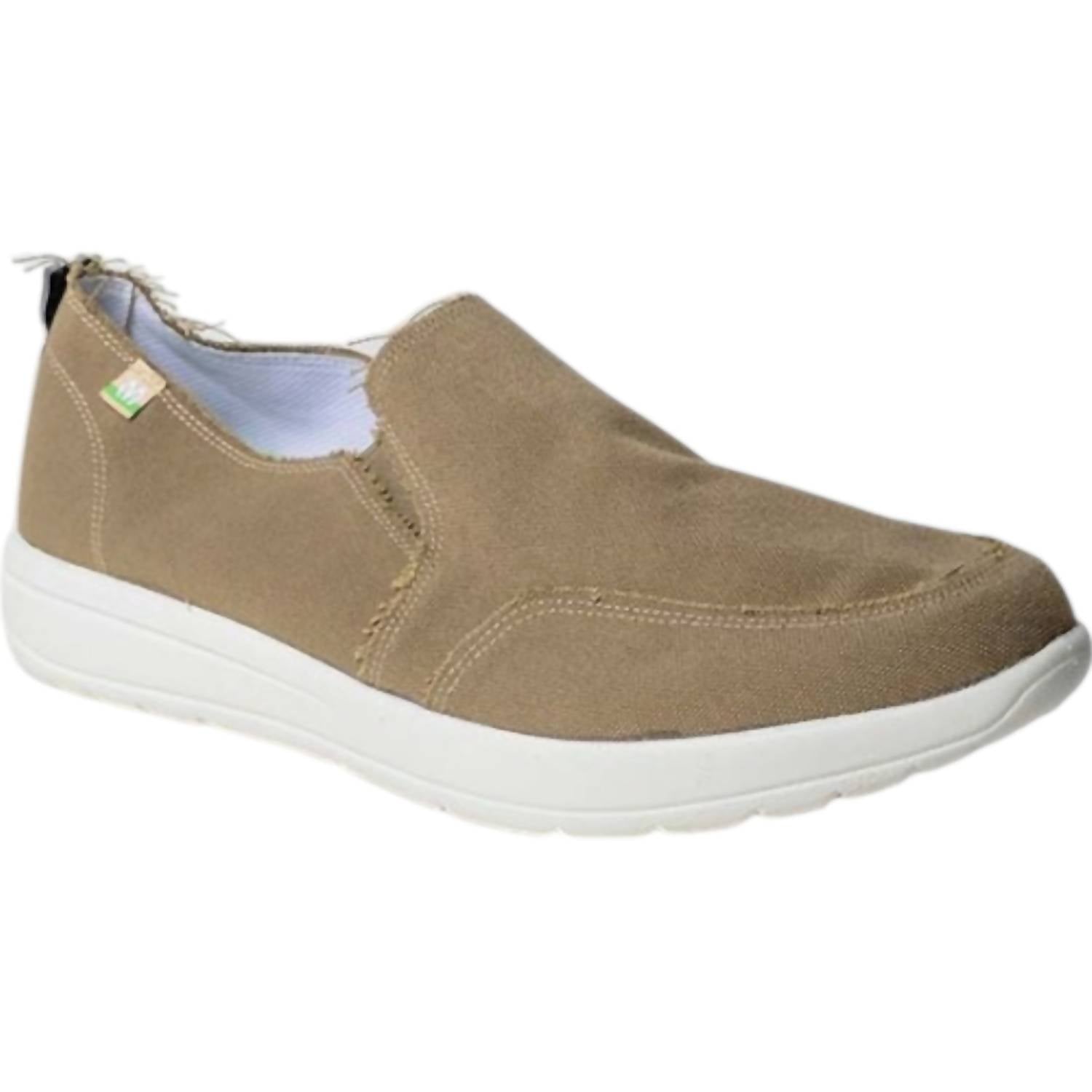 

Мужские слипоны Expanse цвета хаки Minnetonka