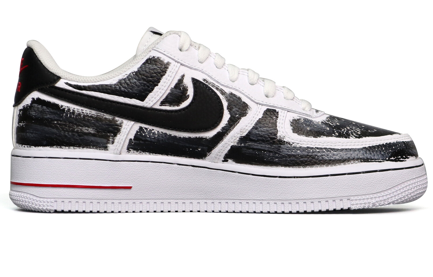 

Кроссовки Nike Air Force 1 Skateboarding Shoes Unisex Low-top Black/White, белый