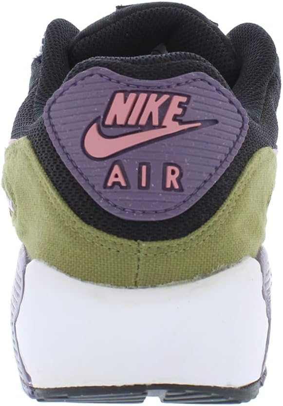 Кроссовки Nike Air Max 90 (Big Kid), черный/розовый — фото 4