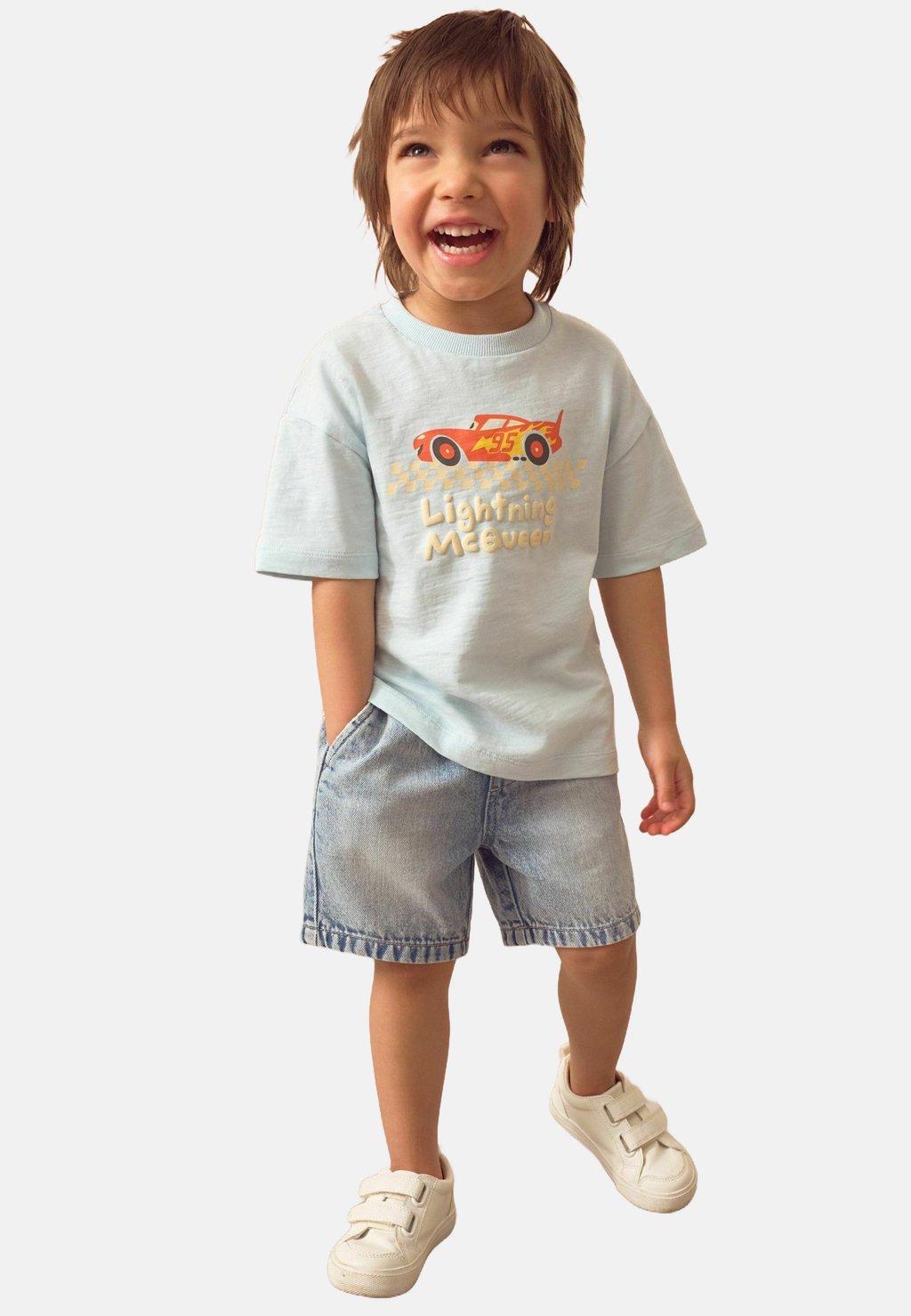 

Футболка с принтом CARS LIGHTNING MCQUEEN SHORT SLEEVE Next, синий