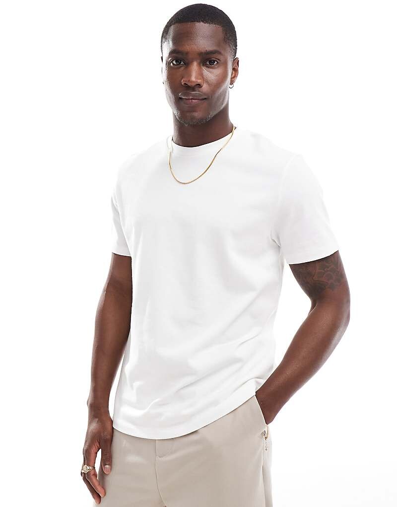 

ASOS DESIGN – Essential – белая футболка 240 г/м²