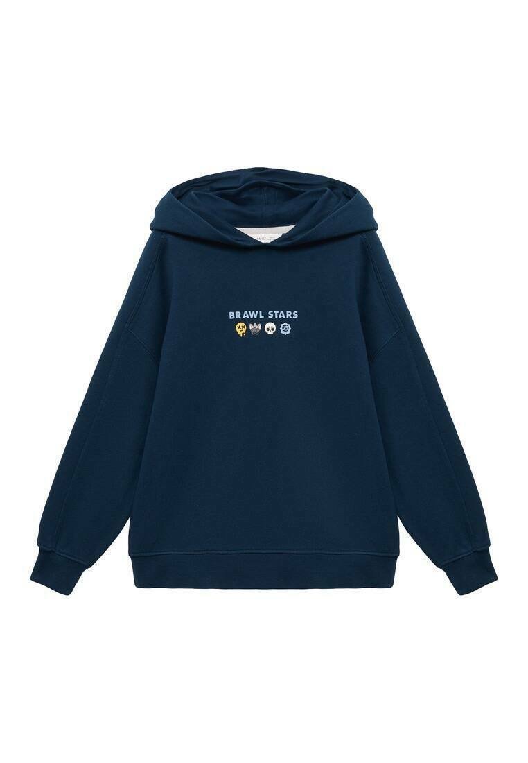 

Толстовка BSICONS con cappuccio Mango Kids, темно-синий