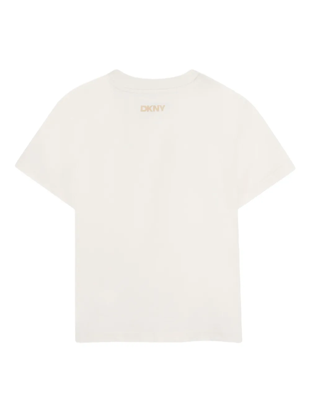 Футболка с короткими рукавами Dkny Kids, нейтральный — фото 2