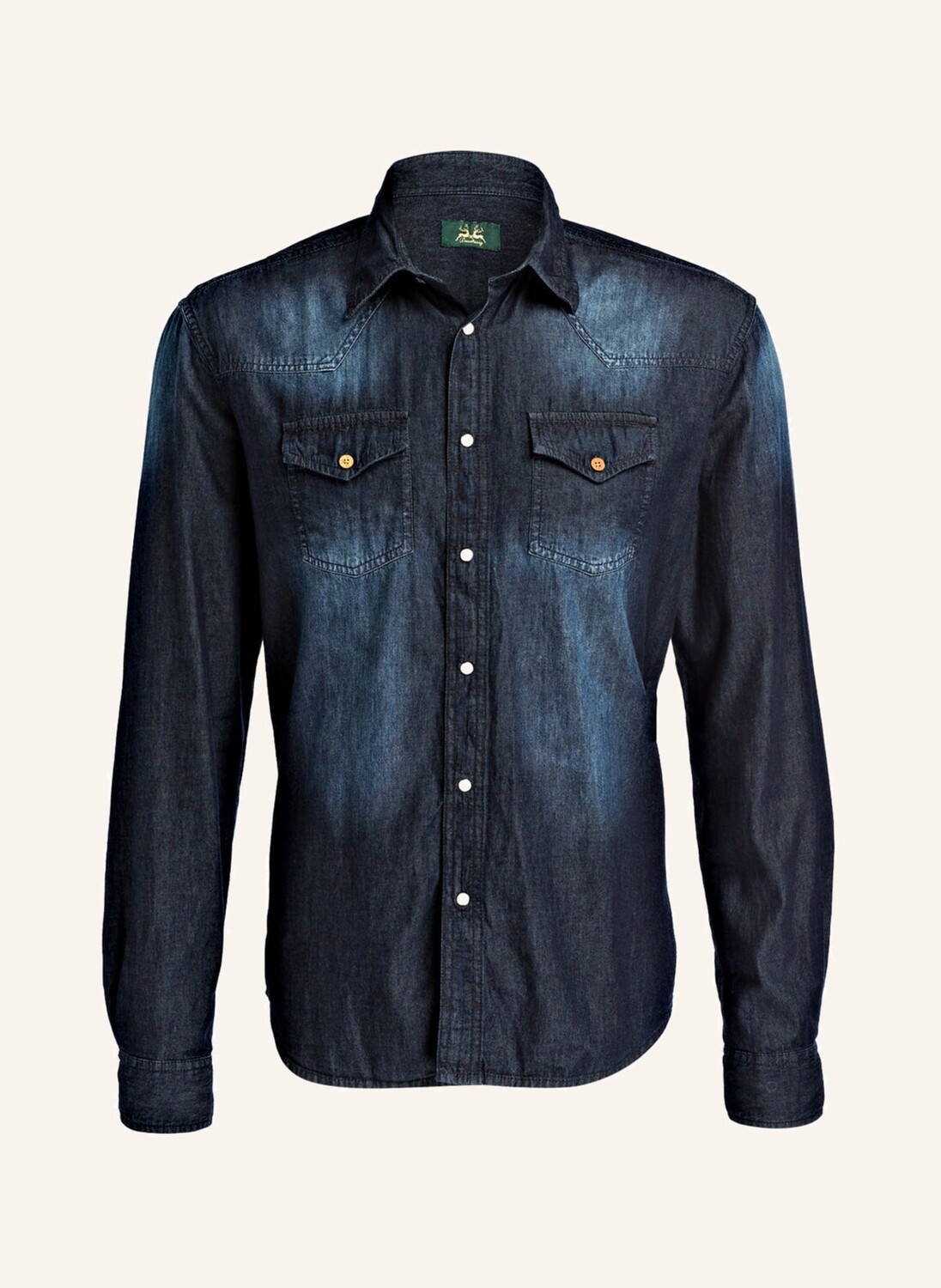 

Рубашка Wiesnkönig ELIAS Modern Fit, темно-синий