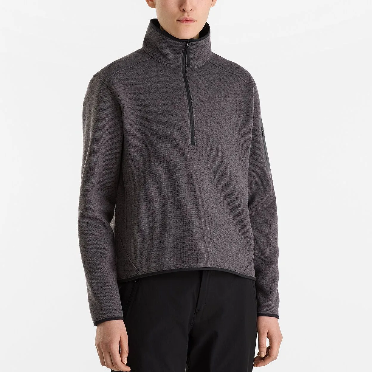Толстовка Arc'teryx COVERT женская, Alpine Rose Heather/Solitude — фото 4