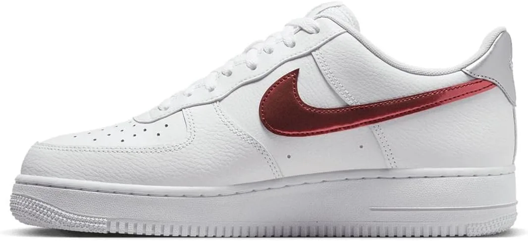 Кроссовки Nike Air Force 1 '07 для мужчин, низкие, белый/серый — фото 3