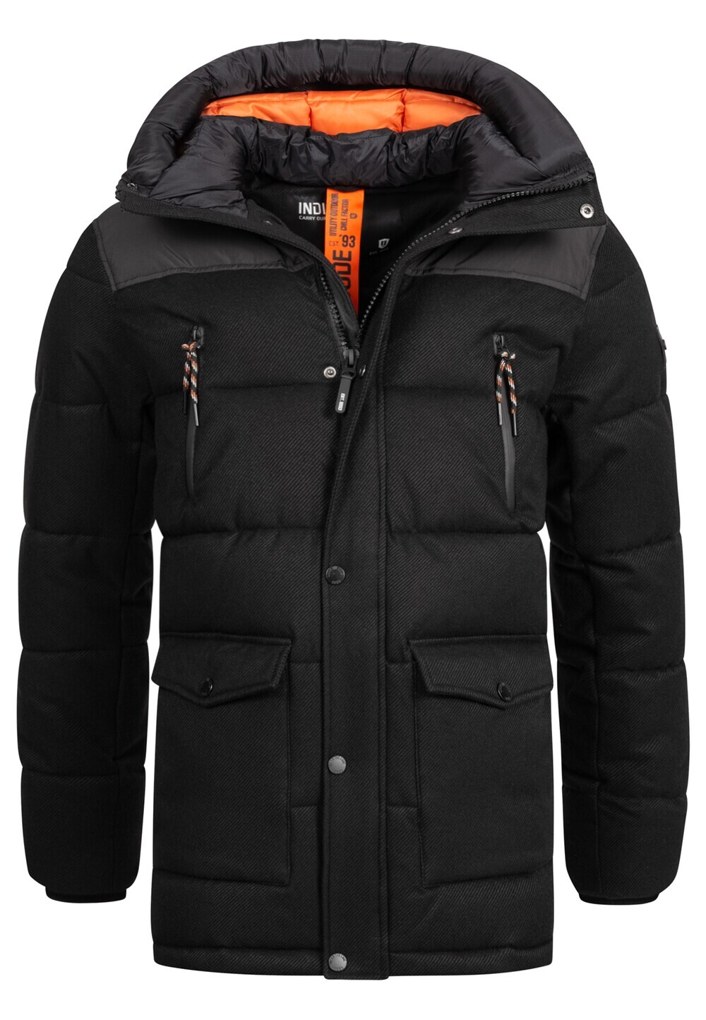 

Зимняя куртка INDICODE JEANS Krem, черный