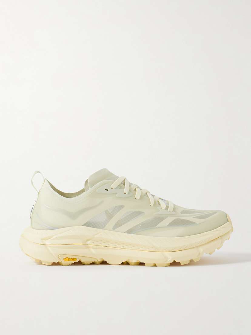 Кроссовки Mafate Speed 4 Lite из резины и рипстопа Hoka One One, белый