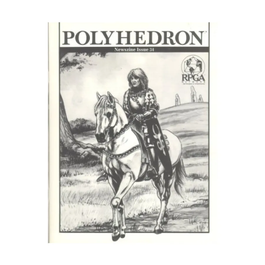 

Журнал #34 "Revolution - AD&D Adventure, Introductory to the Living City Project", Polyhedron Magazine #01 - #50
