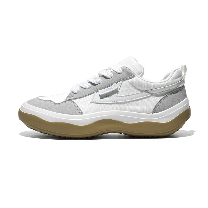 

Кроссовки WARRIOR Ride The Wind And Waves Series Lifestyle Shoes Unisex Low-top Gray, белый/серый